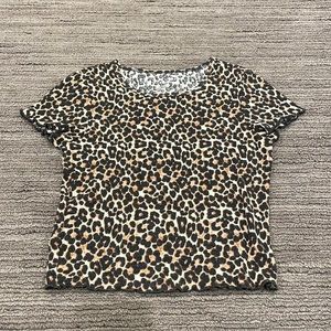T-Shirt - American Eagle, Girls Extra Small, Brown and Black